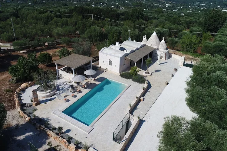 Villa Trulli dell'amore mit beheiztem Pool in Ostuni