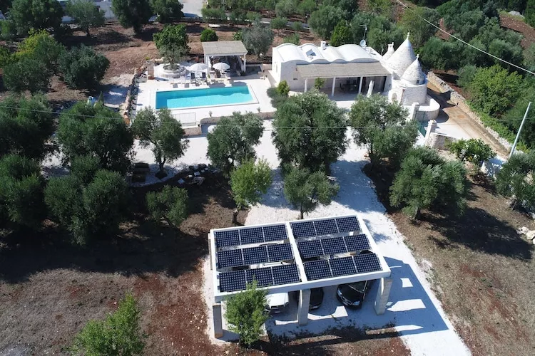 Villa Trulli dell'amore mit beheiztem Pool in Ostuni-Buitenkant zomer