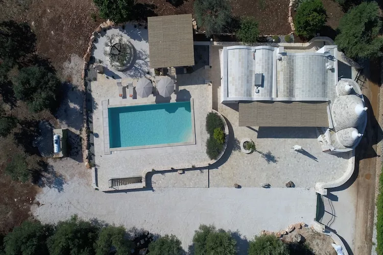 Villa Trulli dell'amore mit beheiztem Pool in Ostuni-Buitenkant zomer