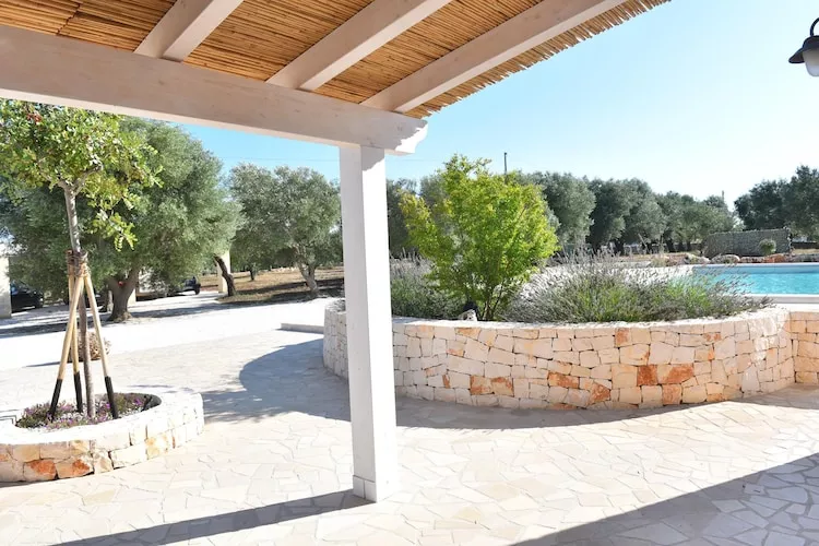 Villa Trulli dell'amore mit beheiztem Pool in Ostuni-Tuinen zomer