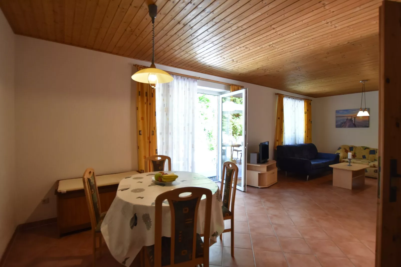 Ferienhaus Thomas im Grünen I-Woonkamer