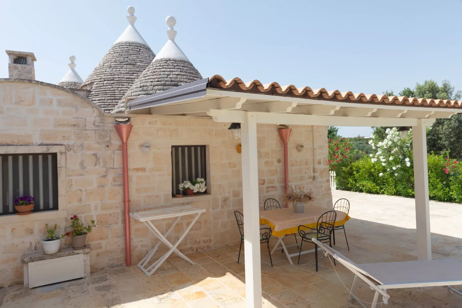 Trullo Filippo Ostuni-Terrasbalkon