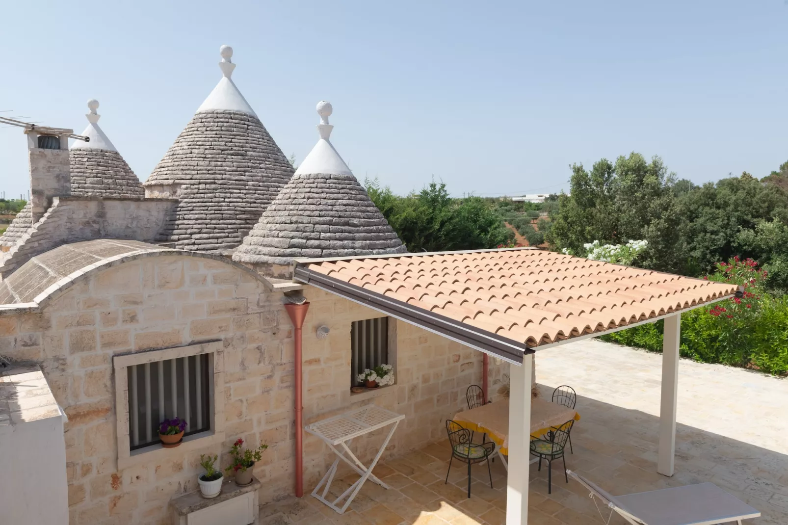 Trullo Filippo Ostuni-Terrasbalkon