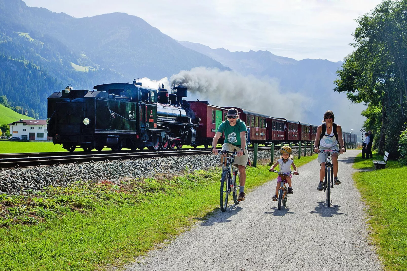 Haus Steinberger Fügen-Gebieden zomer 1km