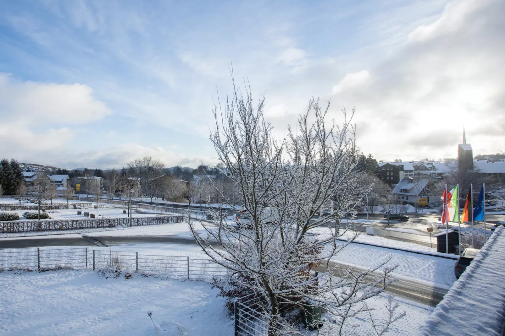 Am Südhang Wohnung 27-Uitzicht winter