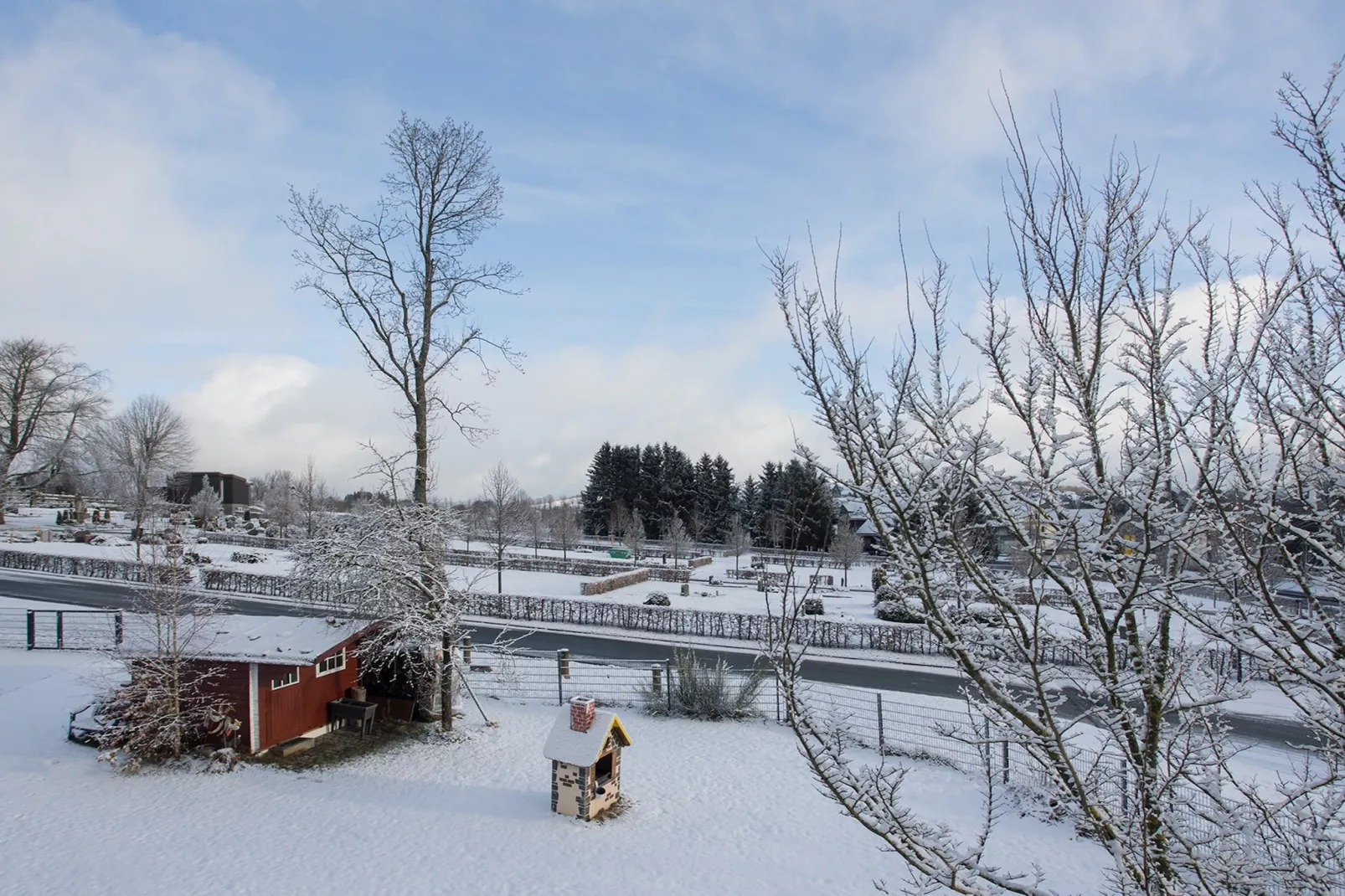 Am Südhang Wohnung 27-Uitzicht winter