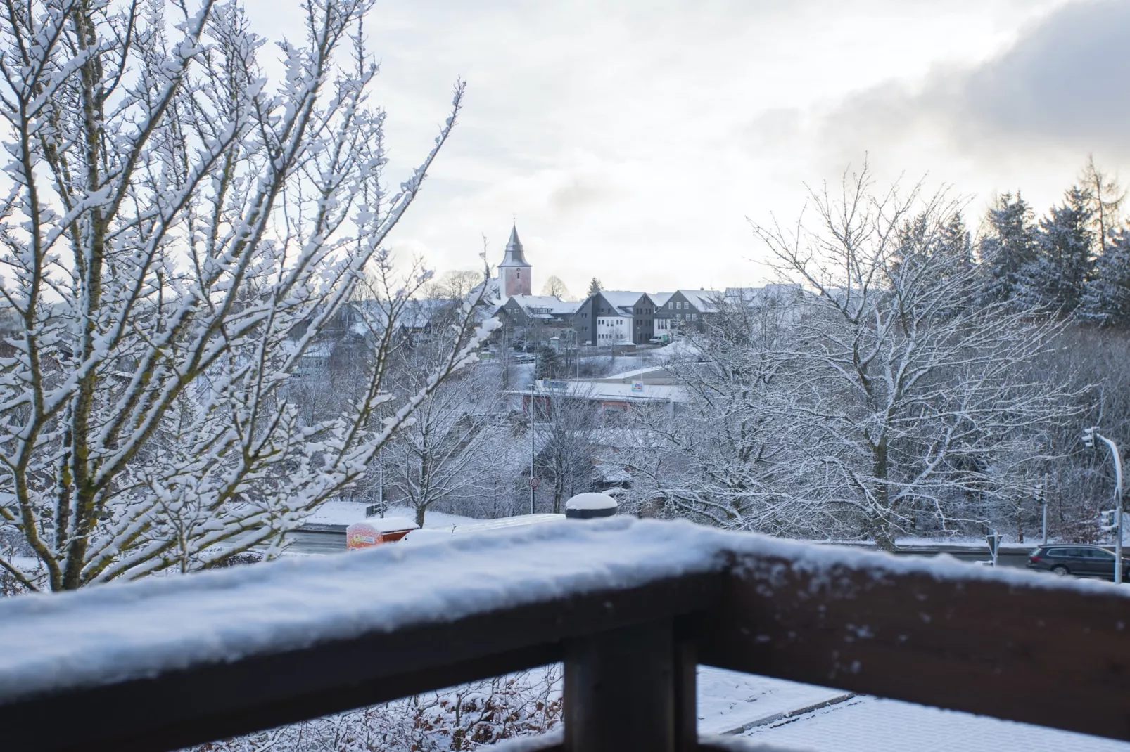 Am Südhang Wohnung 28-Uitzicht winter