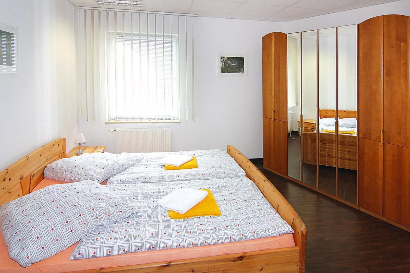 Residence Park am Schweriner See / 2-Raum-App im 2 Stock 60 qm-Slaapkamer