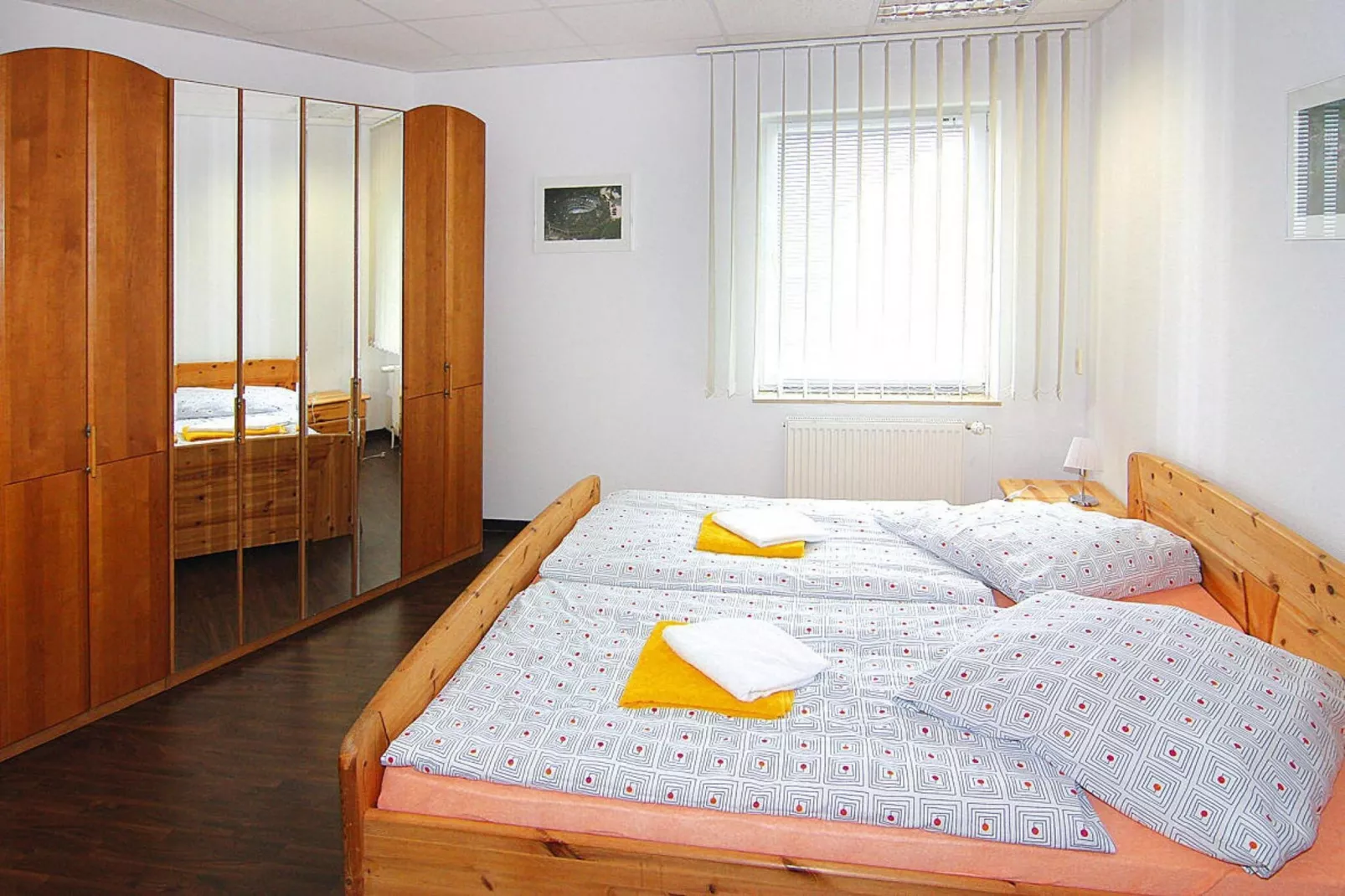 Residence Park am Schweriner See / 2-Raum-App im 2 Stock 60 qm-Slaapkamer