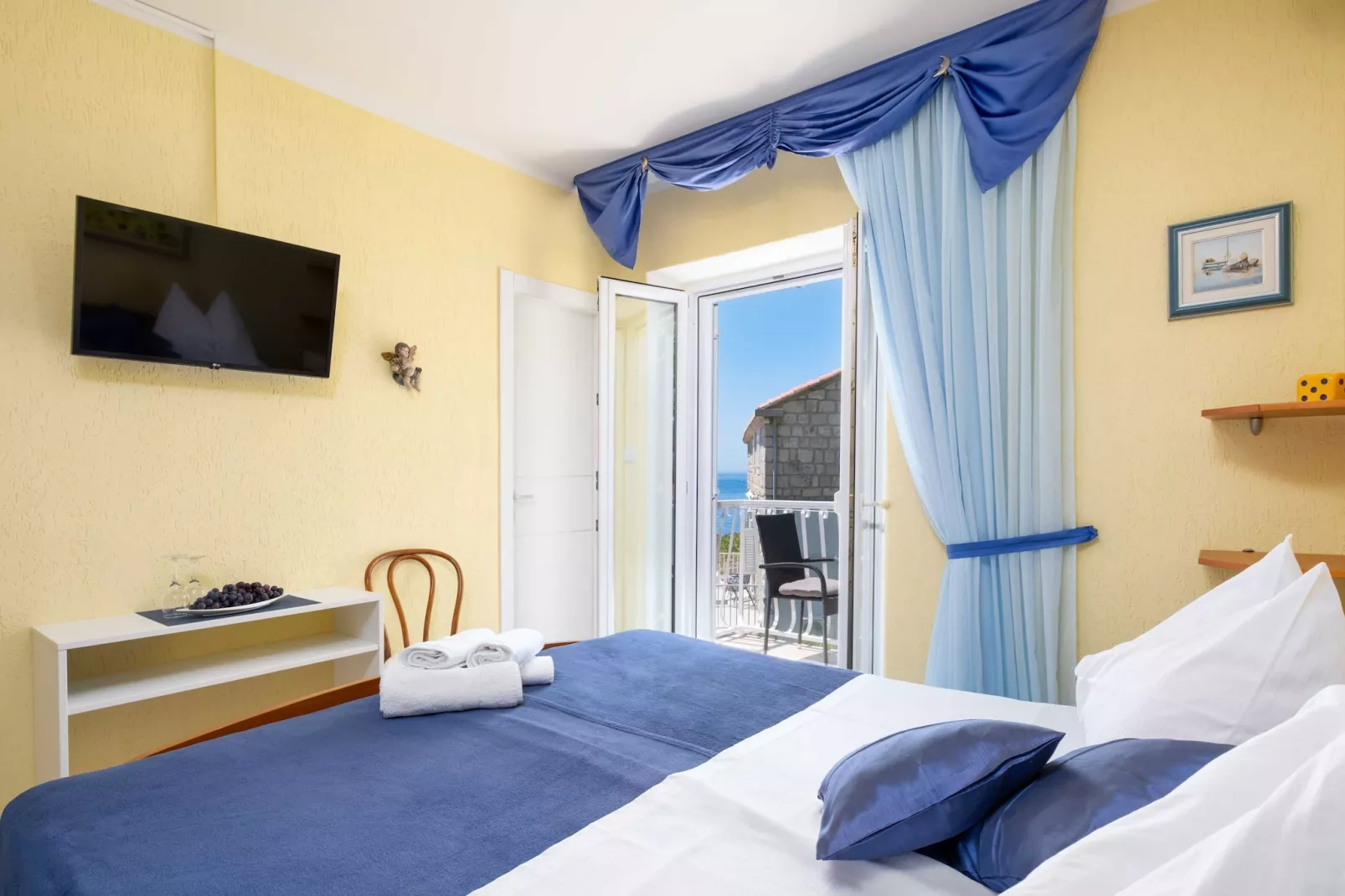 Rooms Tupina by Paulina - Standard Double Room with Balcony and Sea View (Room 3)-Sfeer