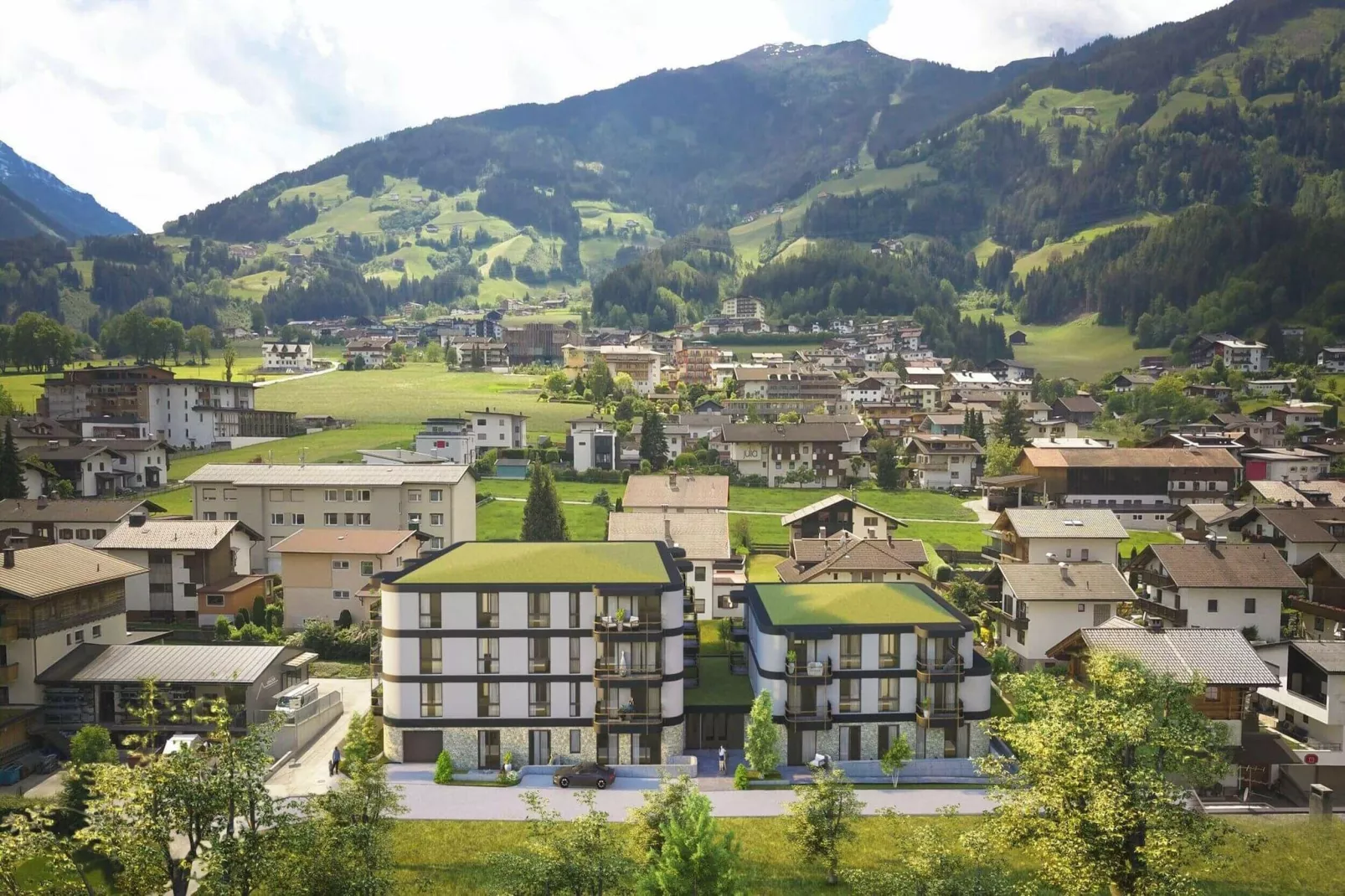 Apart Resort Fügenerhof Fügen-2-Raum Typ 1-Gebieden zomer 5km