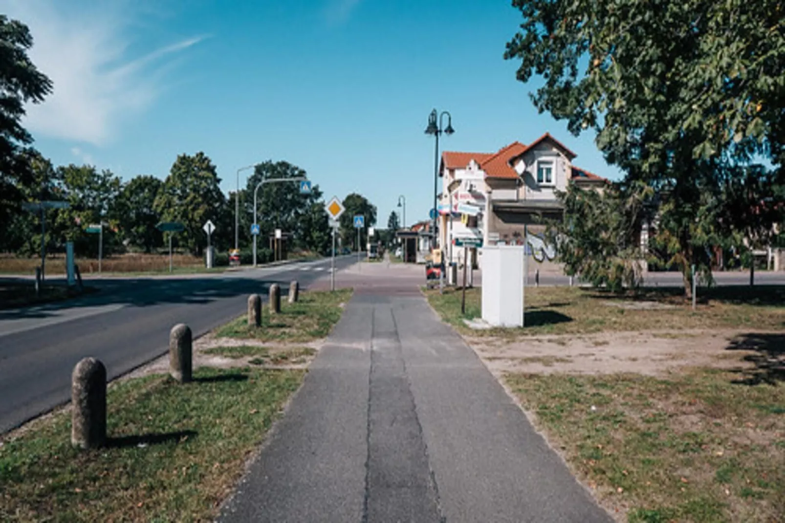 Doppelhaushälfte mit Sonnenterrasse-Gebieden zomer 5km