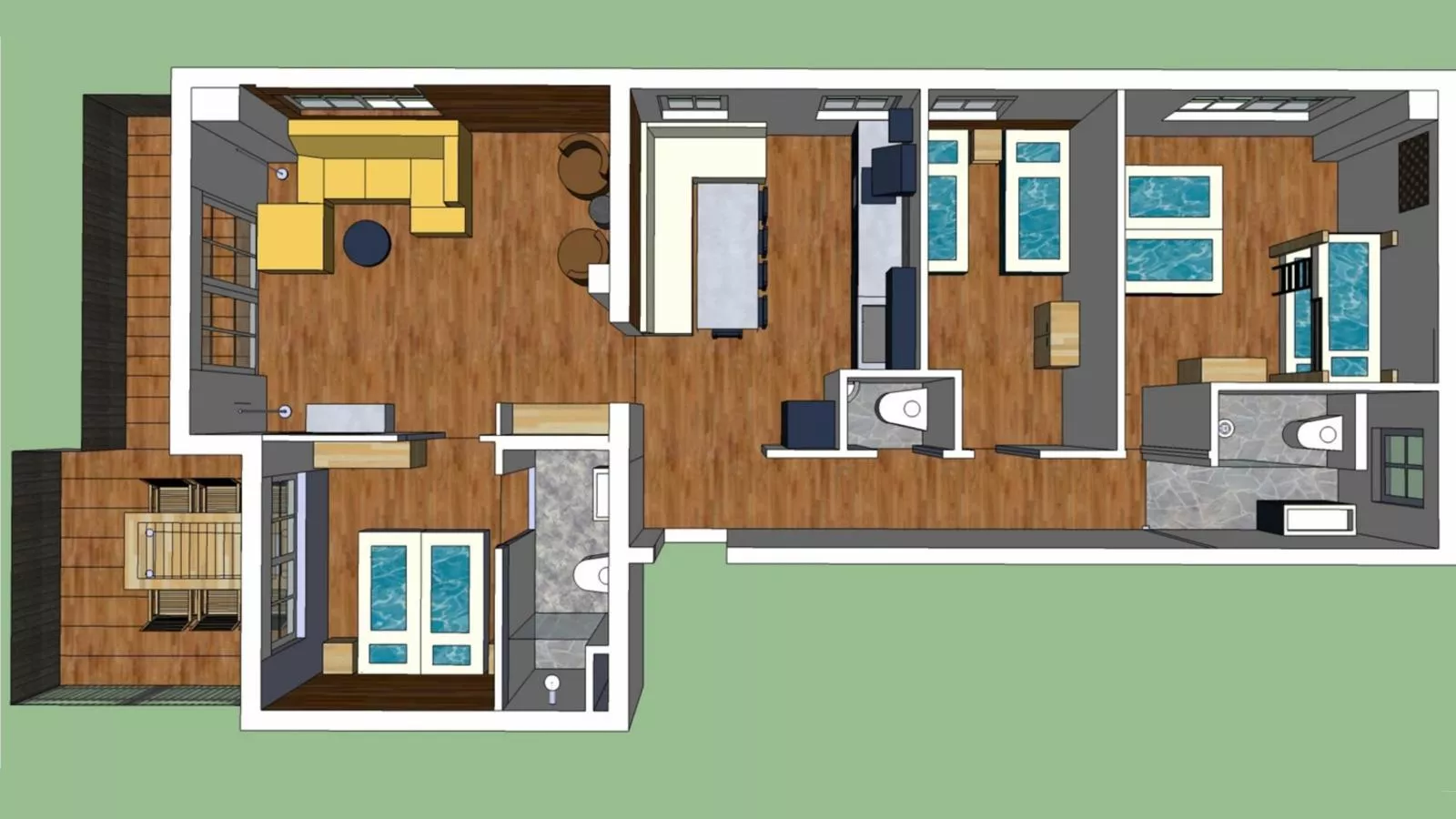 Edelalm Residenz Top 2-Plattegrond