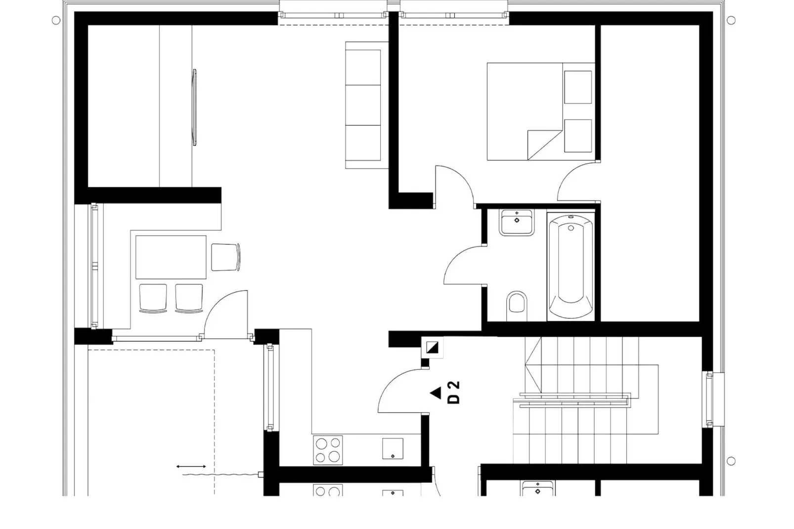 Naviser Hütte Wohnung Kirchdach 145-Plattegrond