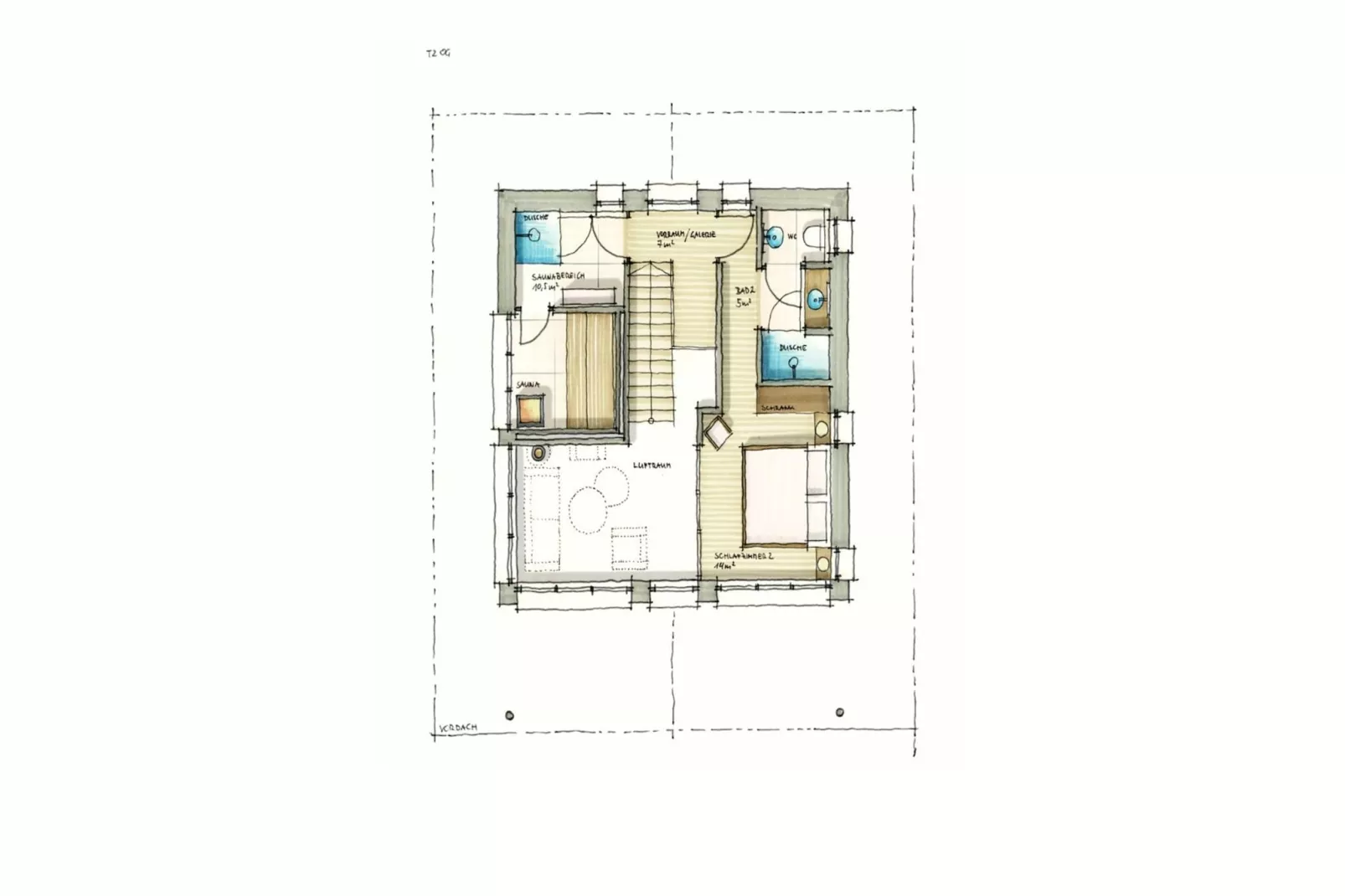 DEIN BICHLBACH Chalet klein-Plattegrond