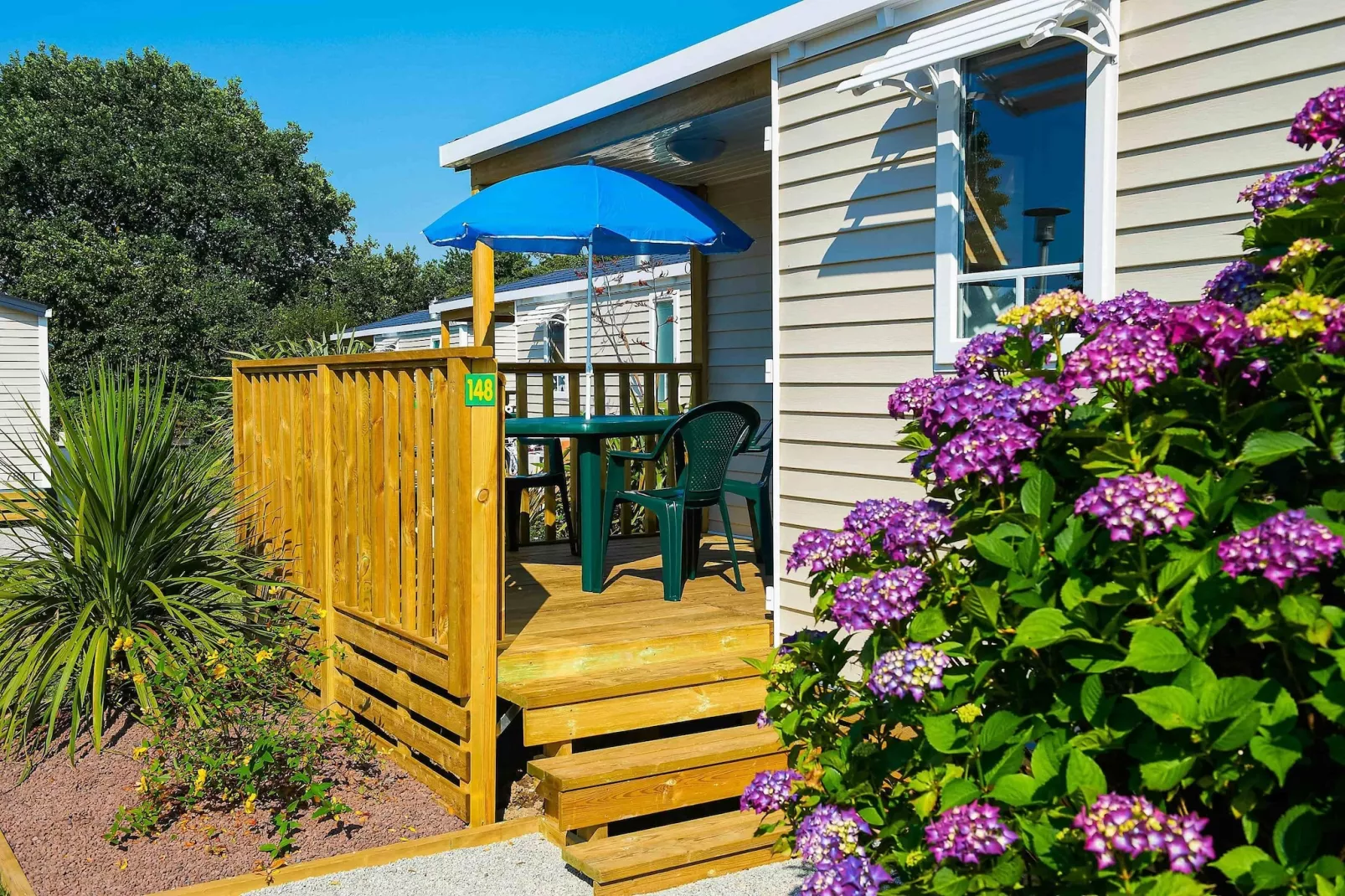 Larmor plage- Lodge 4 Pièces 7 Personnes 1 bébé-Terrasbalkon