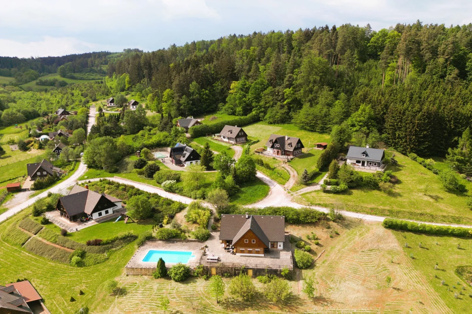 Villa Venova-Gebieden zomer 1km