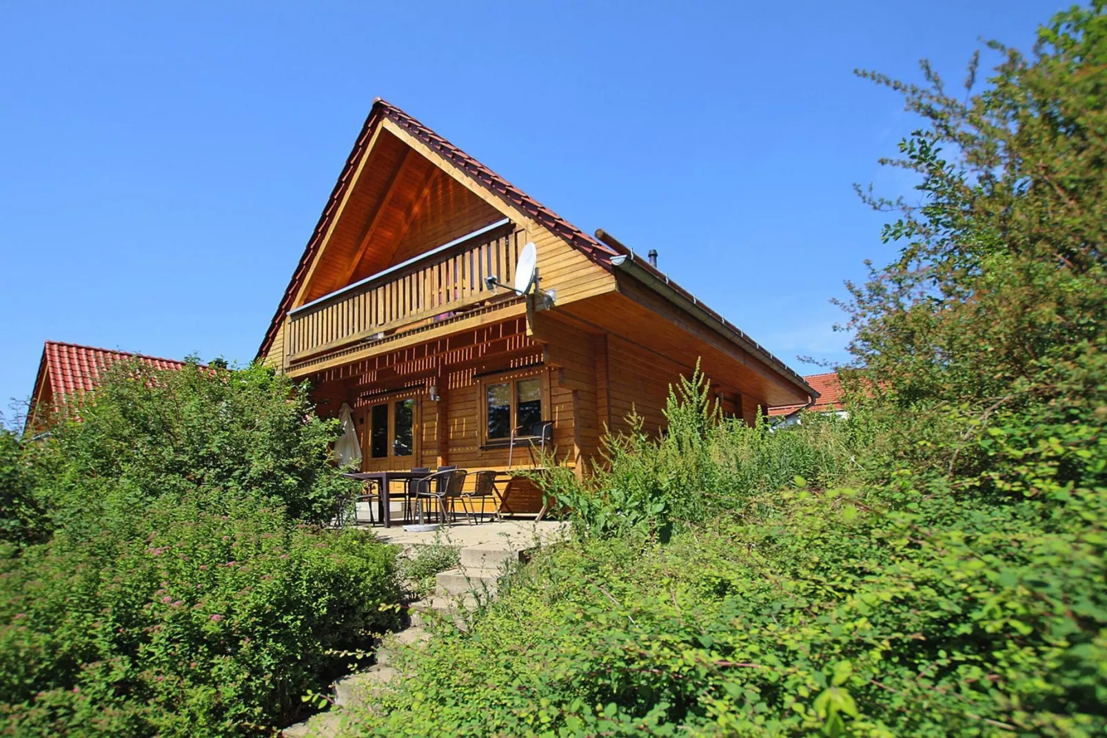 Blockhaus I-Buitenkant zomer