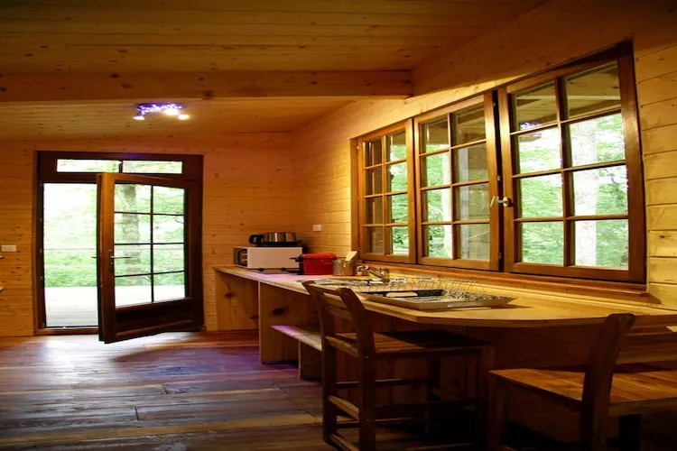 Ecolodge en Sequoia-Keuken