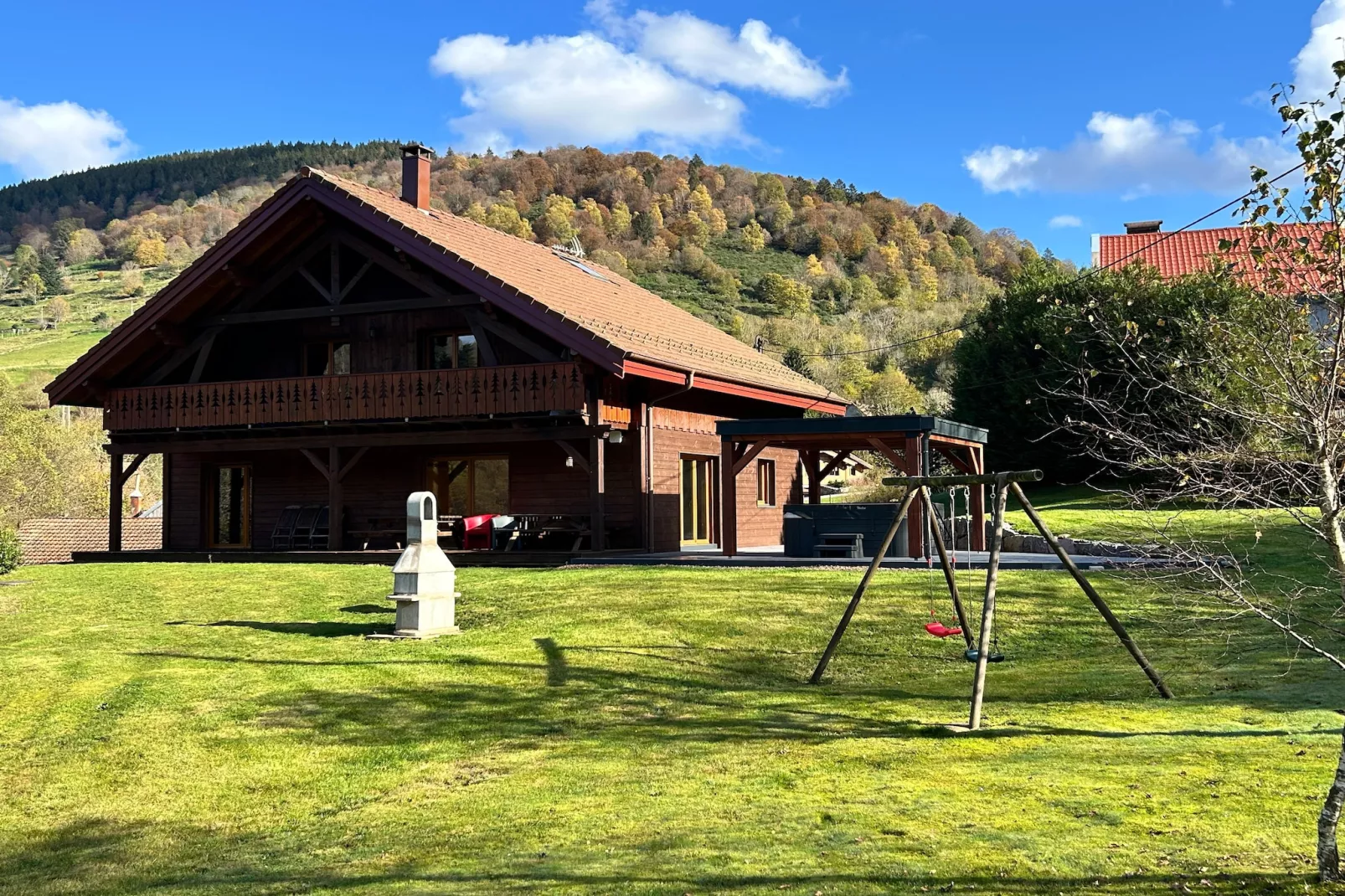 Chalet de montagne-Buitenkant zomer