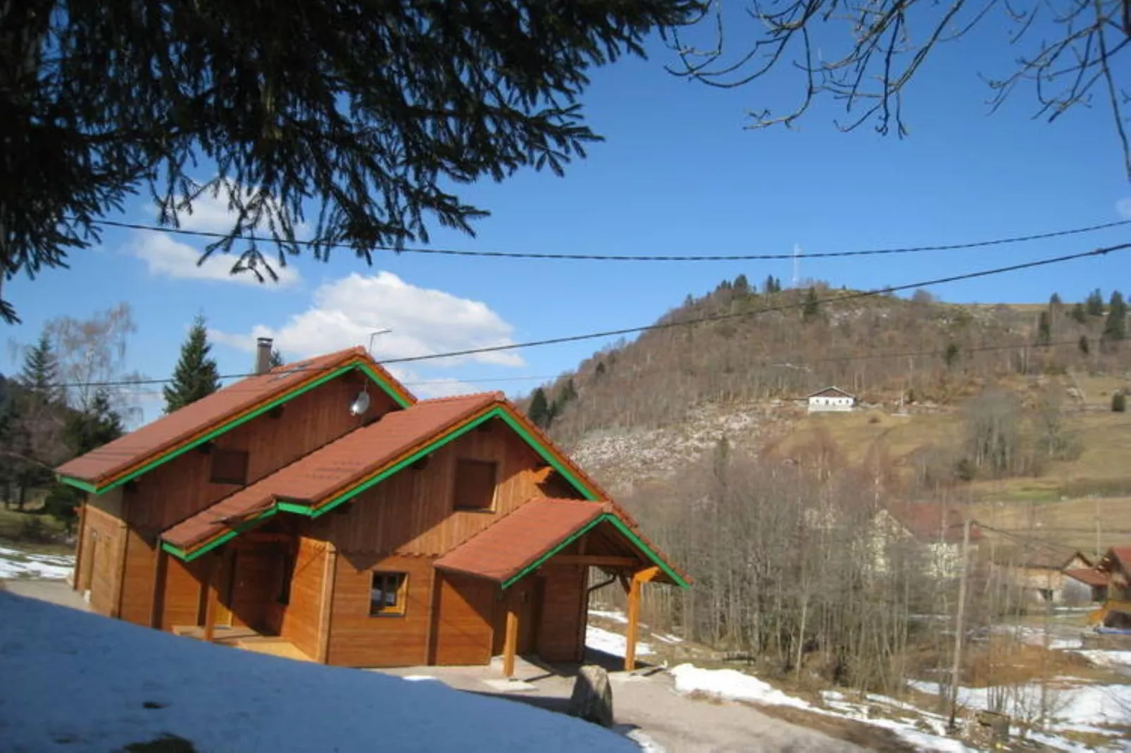 Chalet de montagne-Uitzicht winter