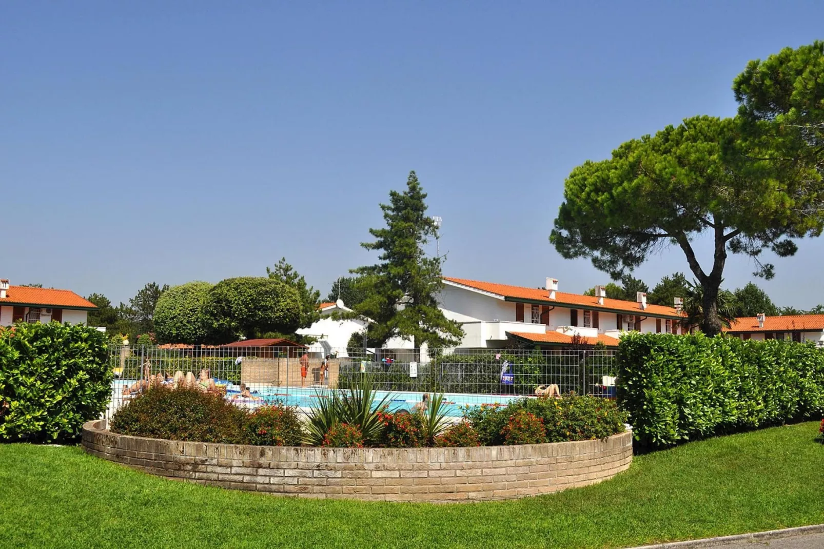 Holiday resort Villaggio Danubio, Bibione-D7-Tuinen zomer