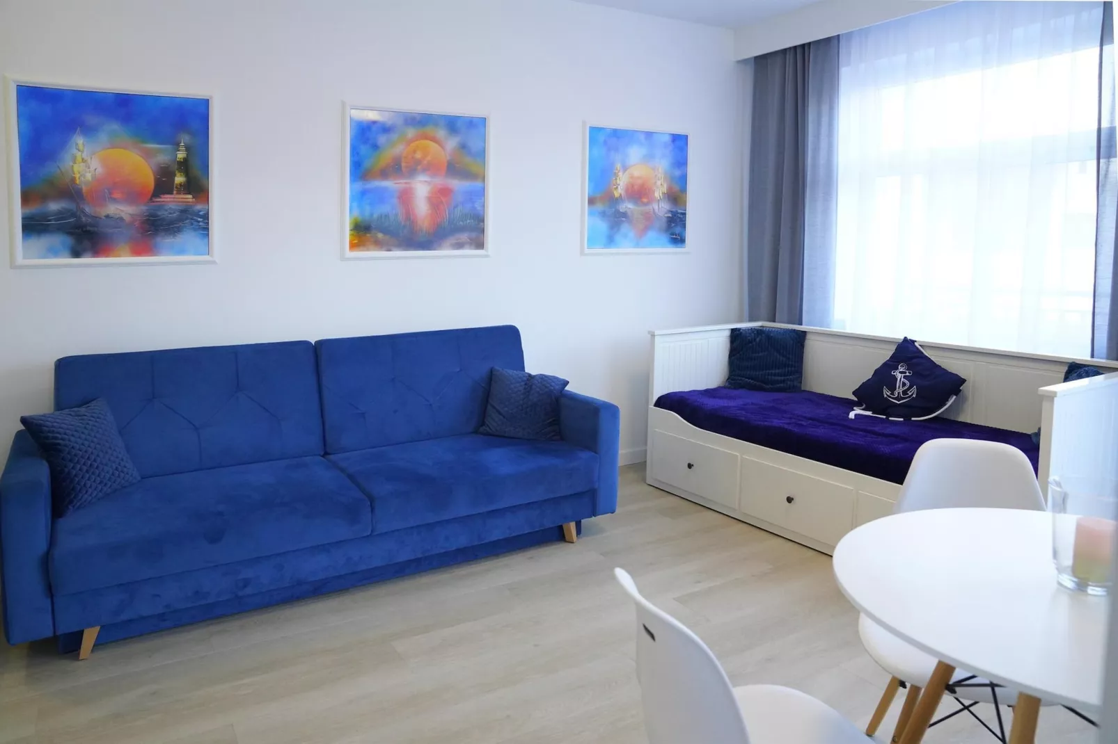 Apartament  Sea Family-Woonkamer