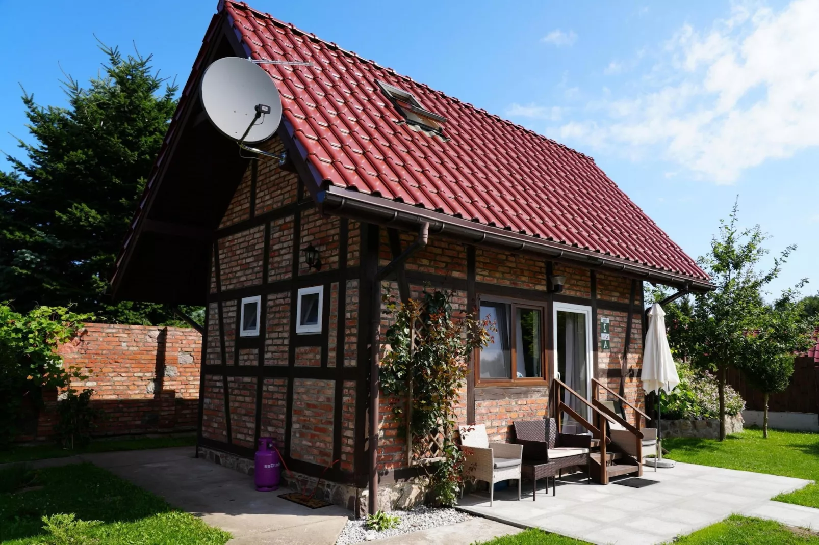 Holiday home Kolczewo 35 qm Nr 2-Buitenkant zomer