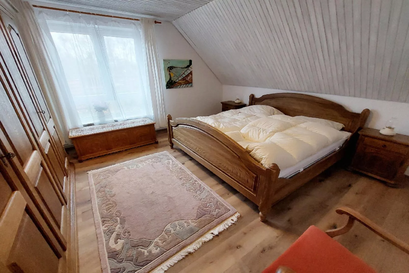 Ferienwohnung in Dornum-Slaapkamer