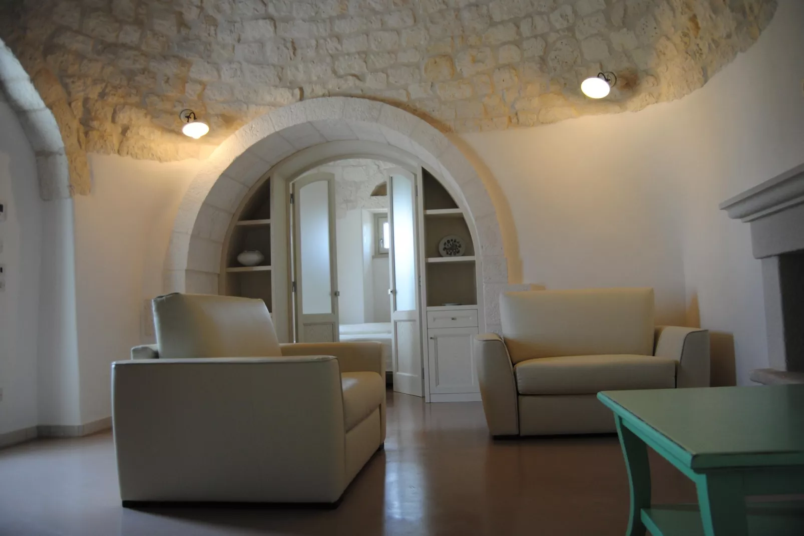 Trullo Amato Cisternino-Woonkamer