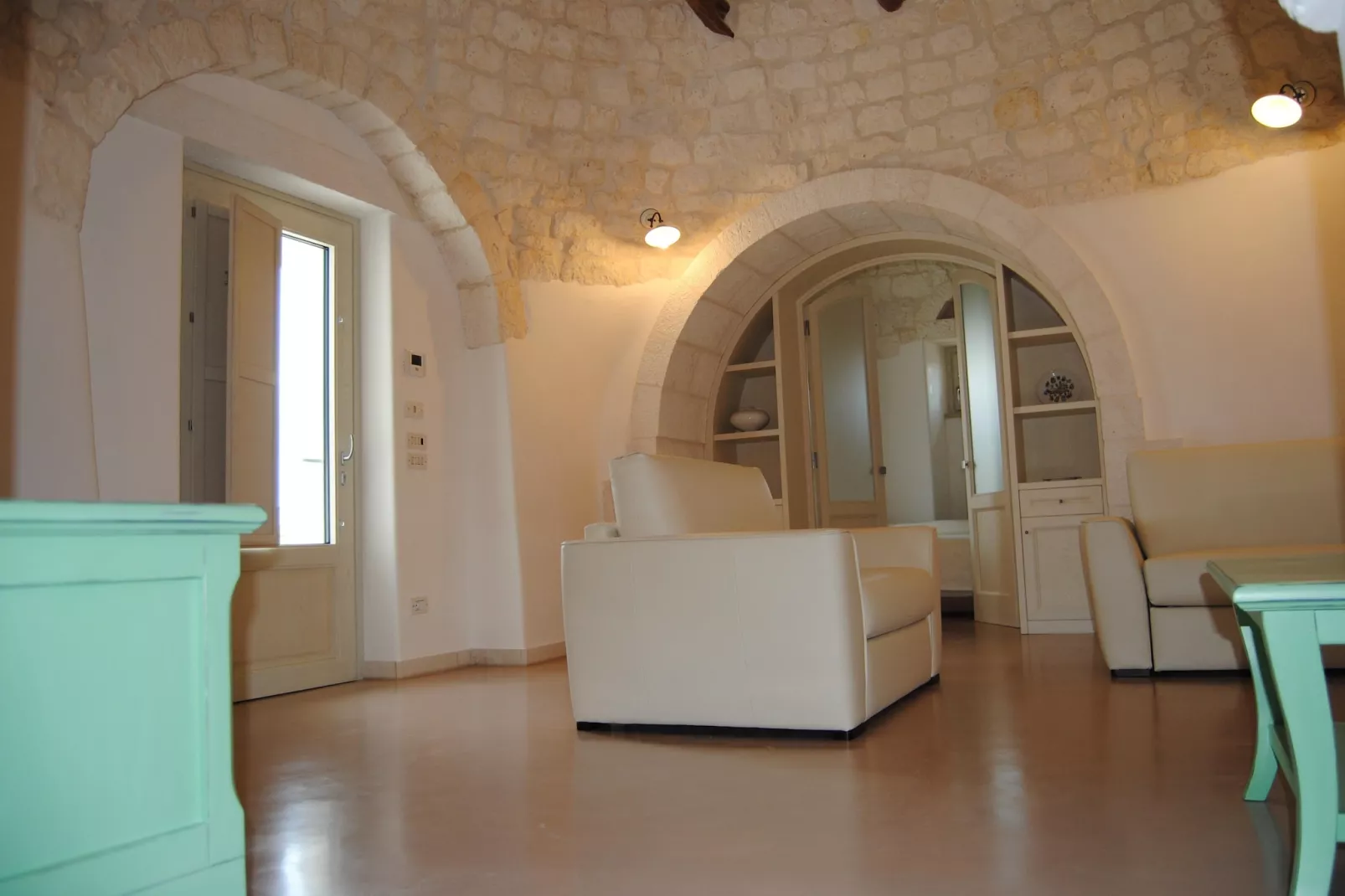 Trullo Amato Cisternino-Woonkamer