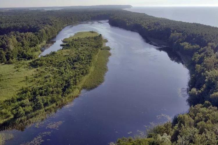 Domki letniskowe nad Dziwną-Gebieden zomer 1km