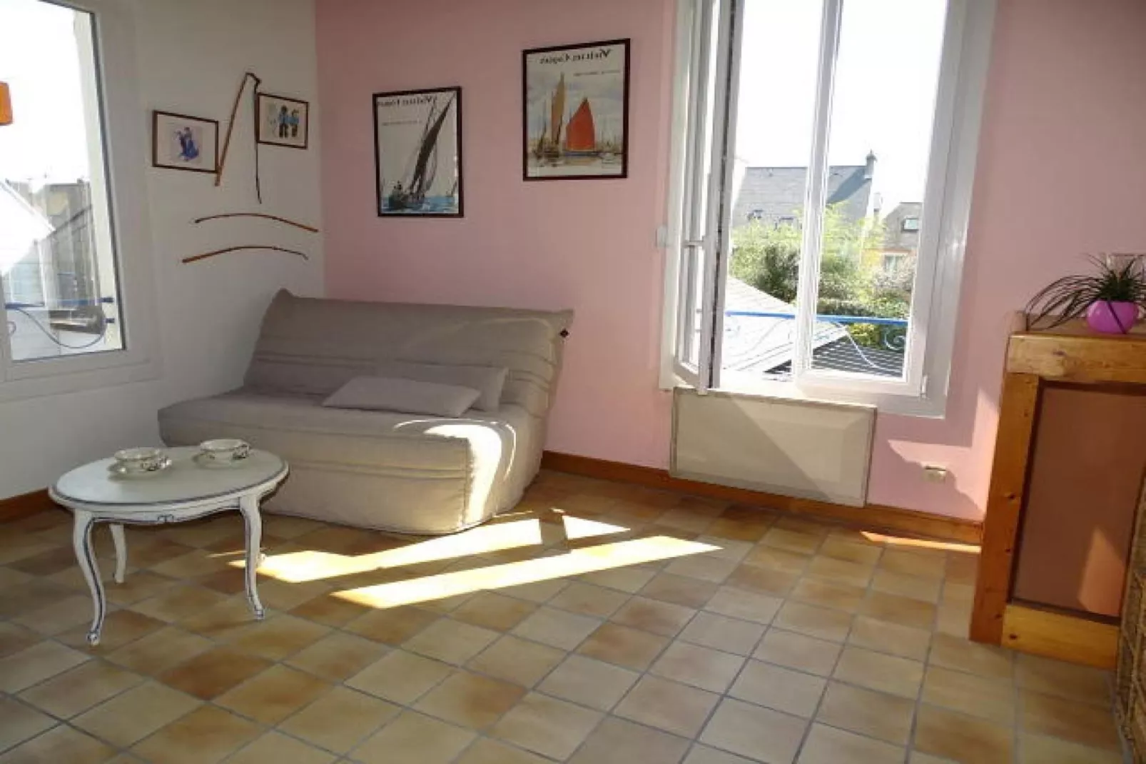 Holiday flat Quimper-Woonkamer