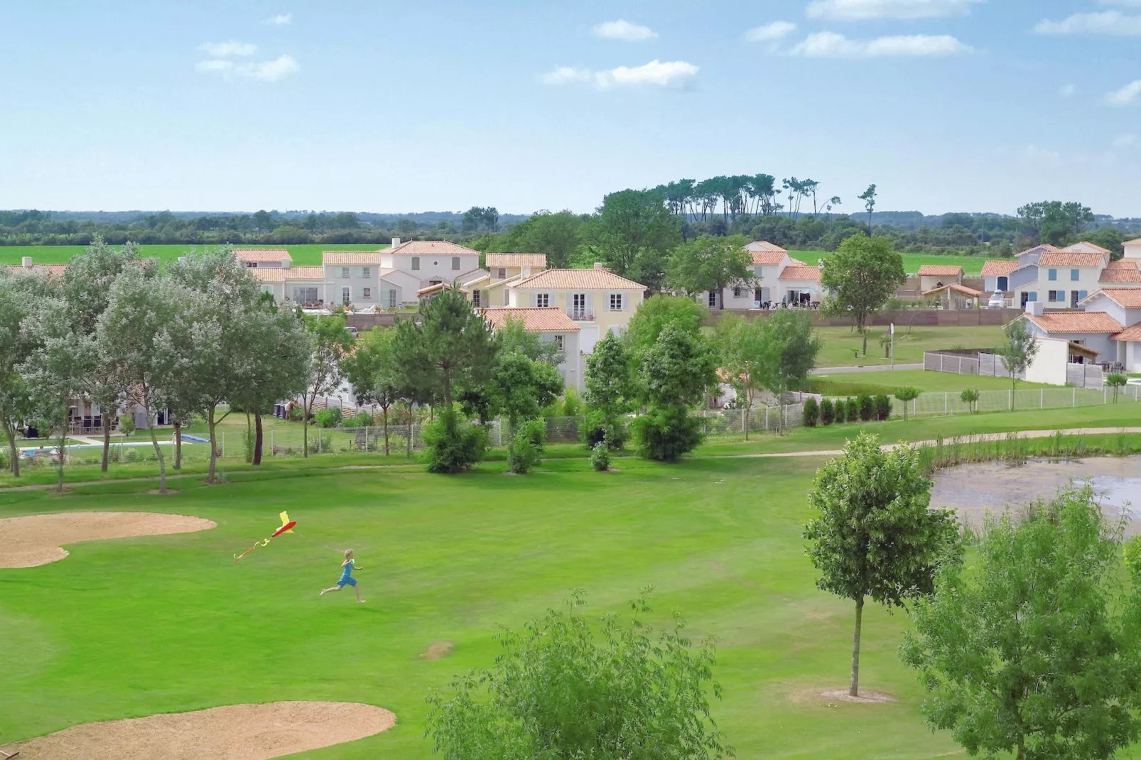 Le Domaine de Fontenelles 2-Gebieden zomer 1km