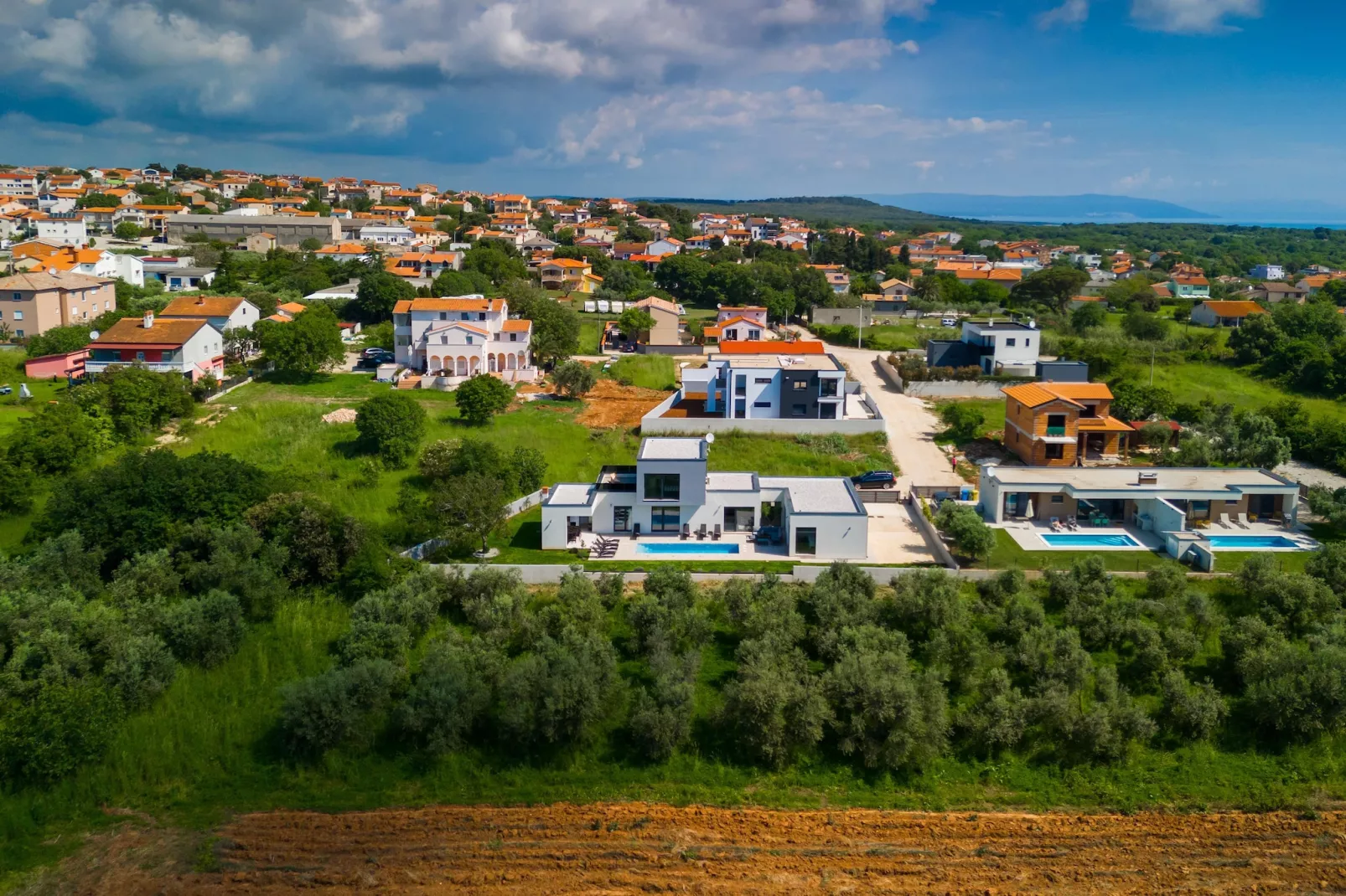 Villa Vivre-Gebieden zomer 1km