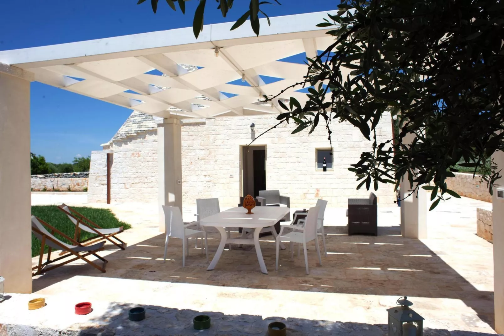 Ferienhaus Cisternino - Trulli Contrada Pico-Gebieden zomer 1km