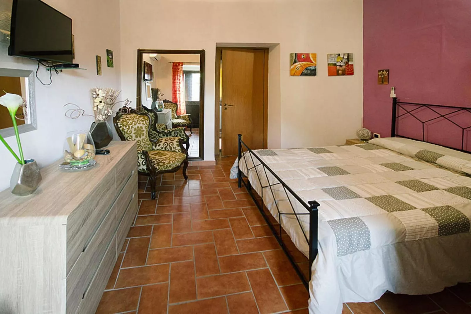 Holiday home, Francavilla di Sicilia-Casa Virginia-Slaapkamer