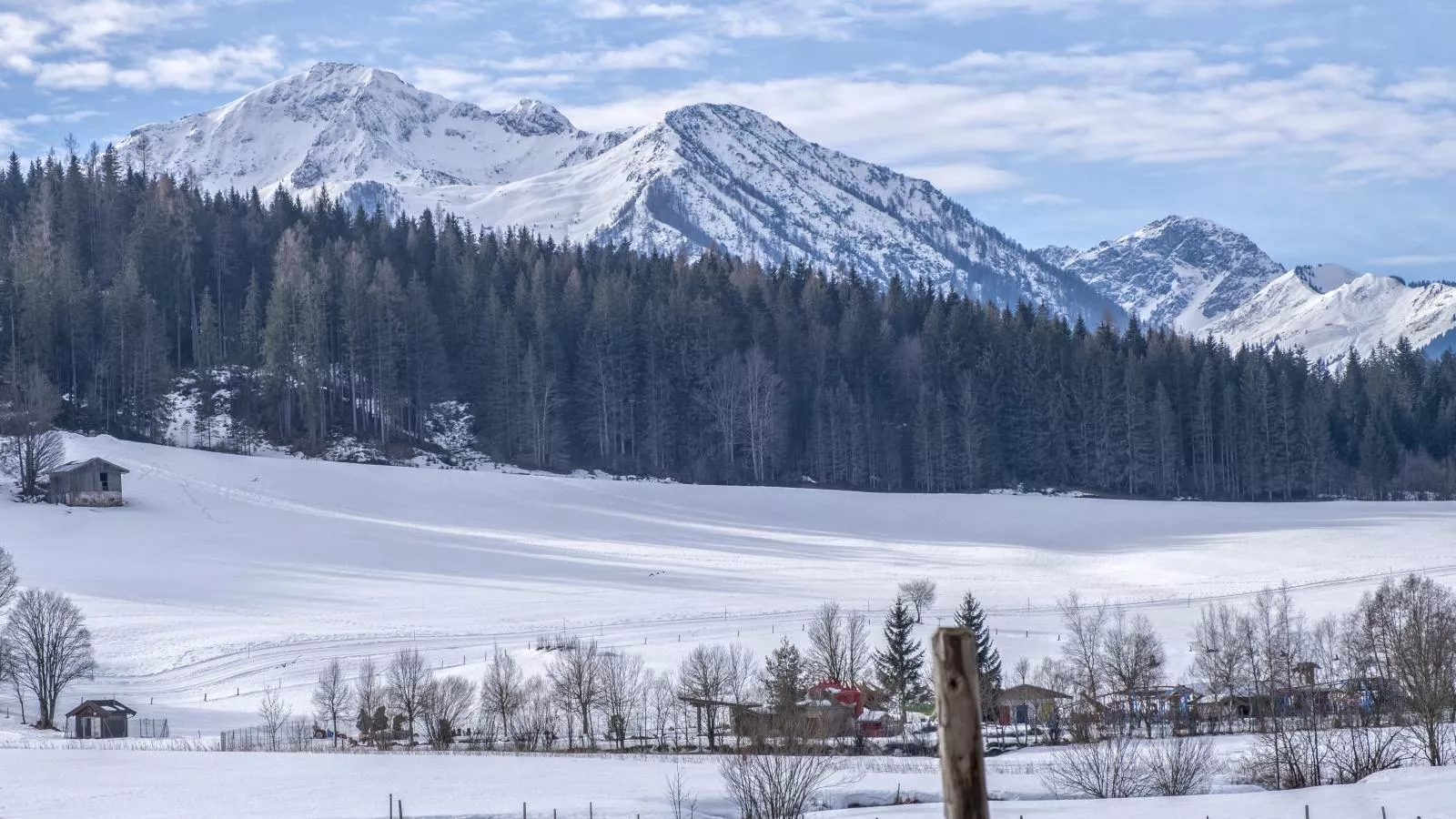 Alpenglück-Uitzicht winter