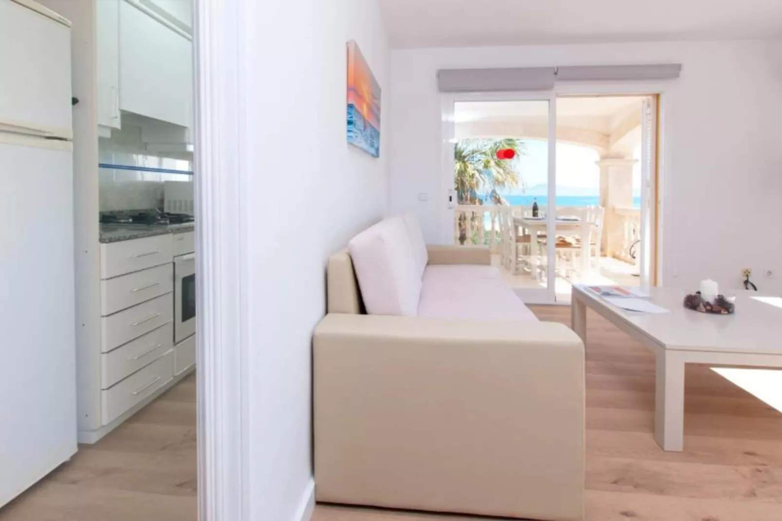 Apartamento playa Primera planta  2.3-Woonkamer