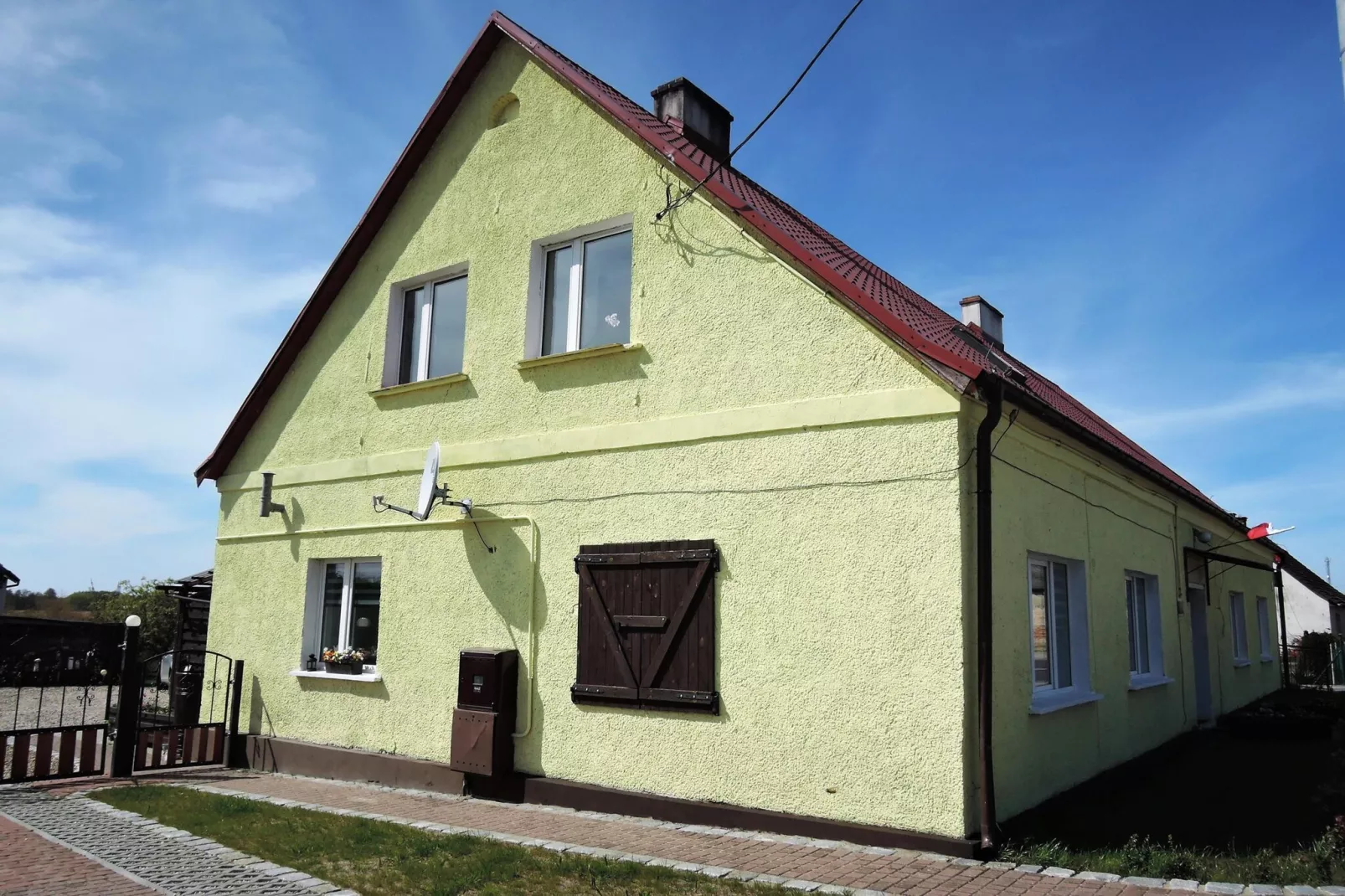 Semi-detached house Racimierz-6 Pers 65qm DOM-Buitenkant zomer