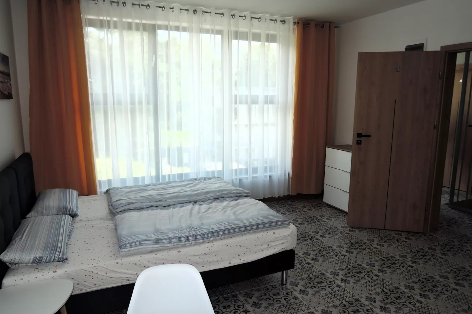 Apartament na 1 piętrze dla 3 osób-Slaapkamer