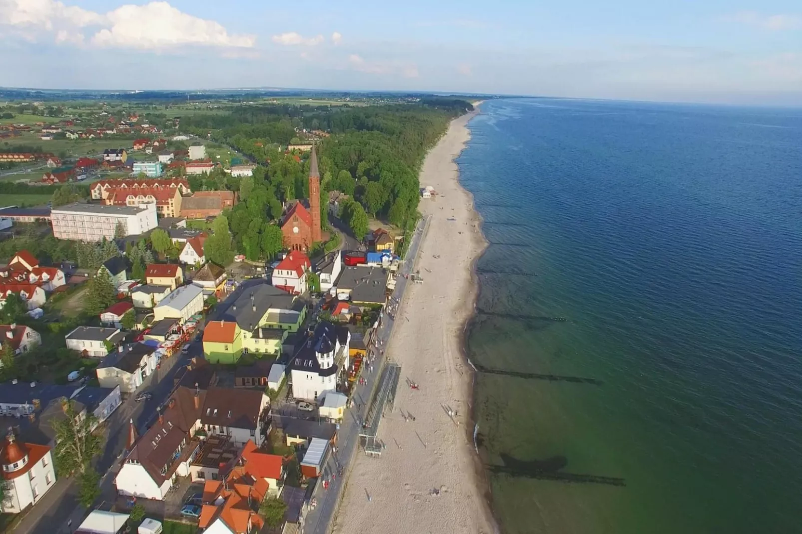 Domki letniskowe dla 5 osób Sarbinowo-Gebieden zomer 5km