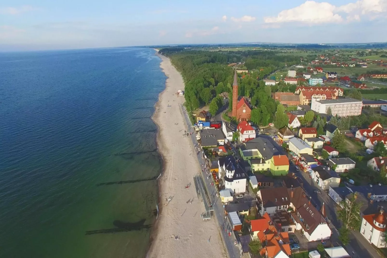 Domki letniskowe dla 5 osób Sarbinowo-Gebieden zomer 5km