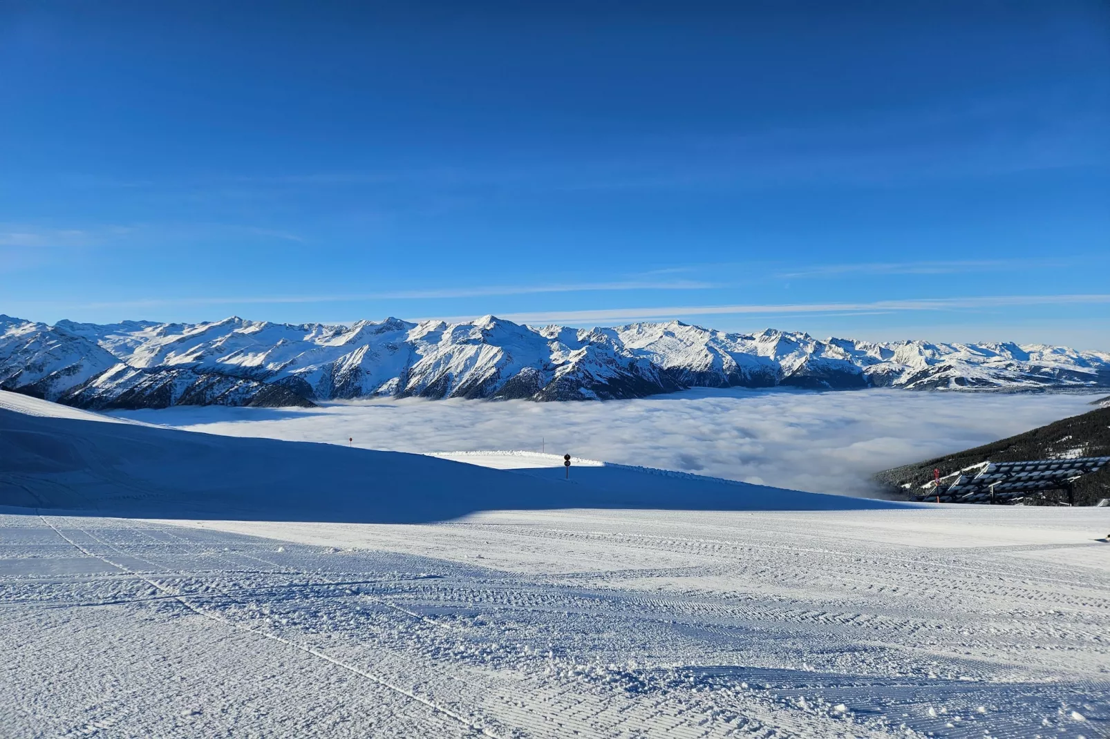 Jagahütte Bramberg-Uitzicht winter