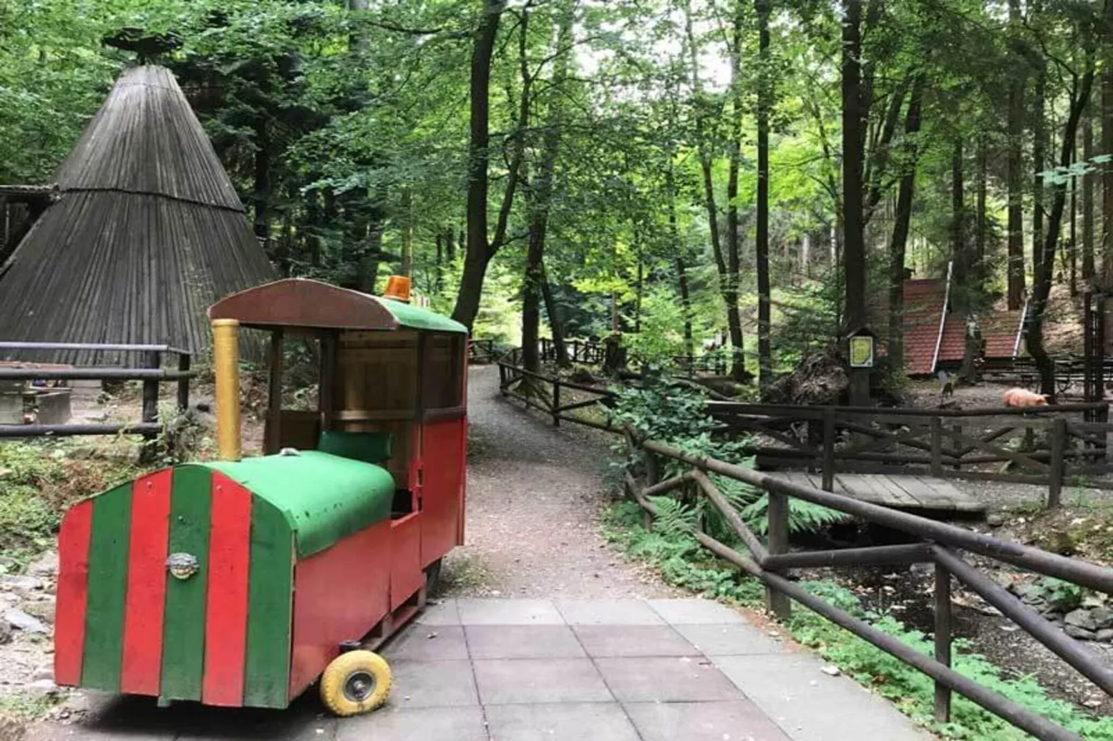 Jagdschlösschen Whg 19-Gebieden zomer 1km