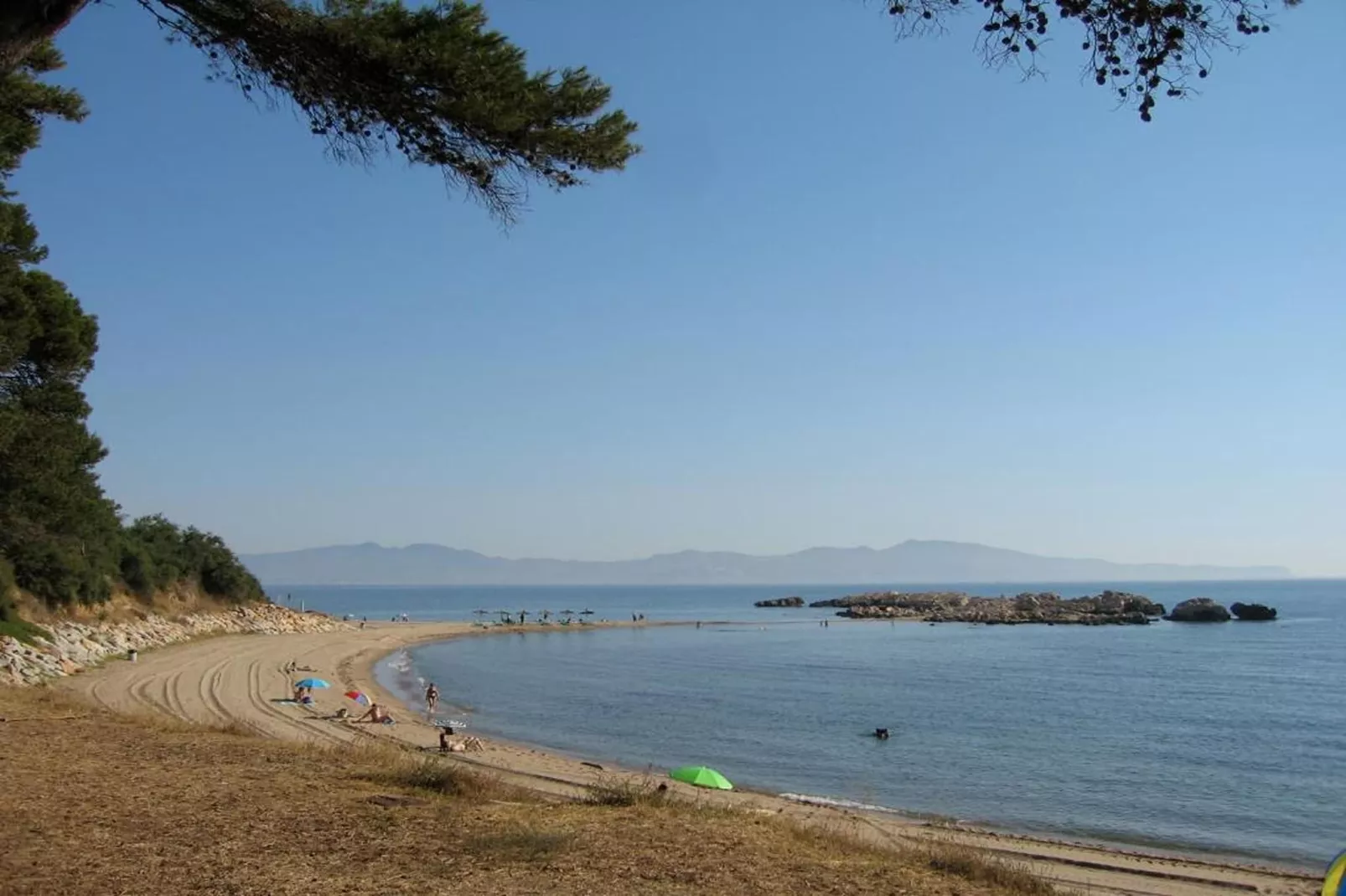 L' Escala trasero T20-Gebieden zomer 1km