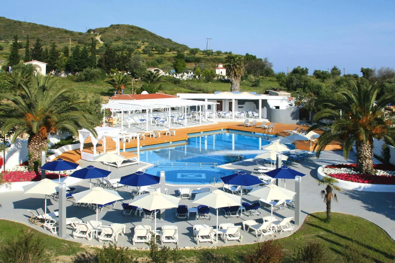 Holiday resort Ioli Village, Pefkochori-1 bedroom 3 pax-Buitenlucht