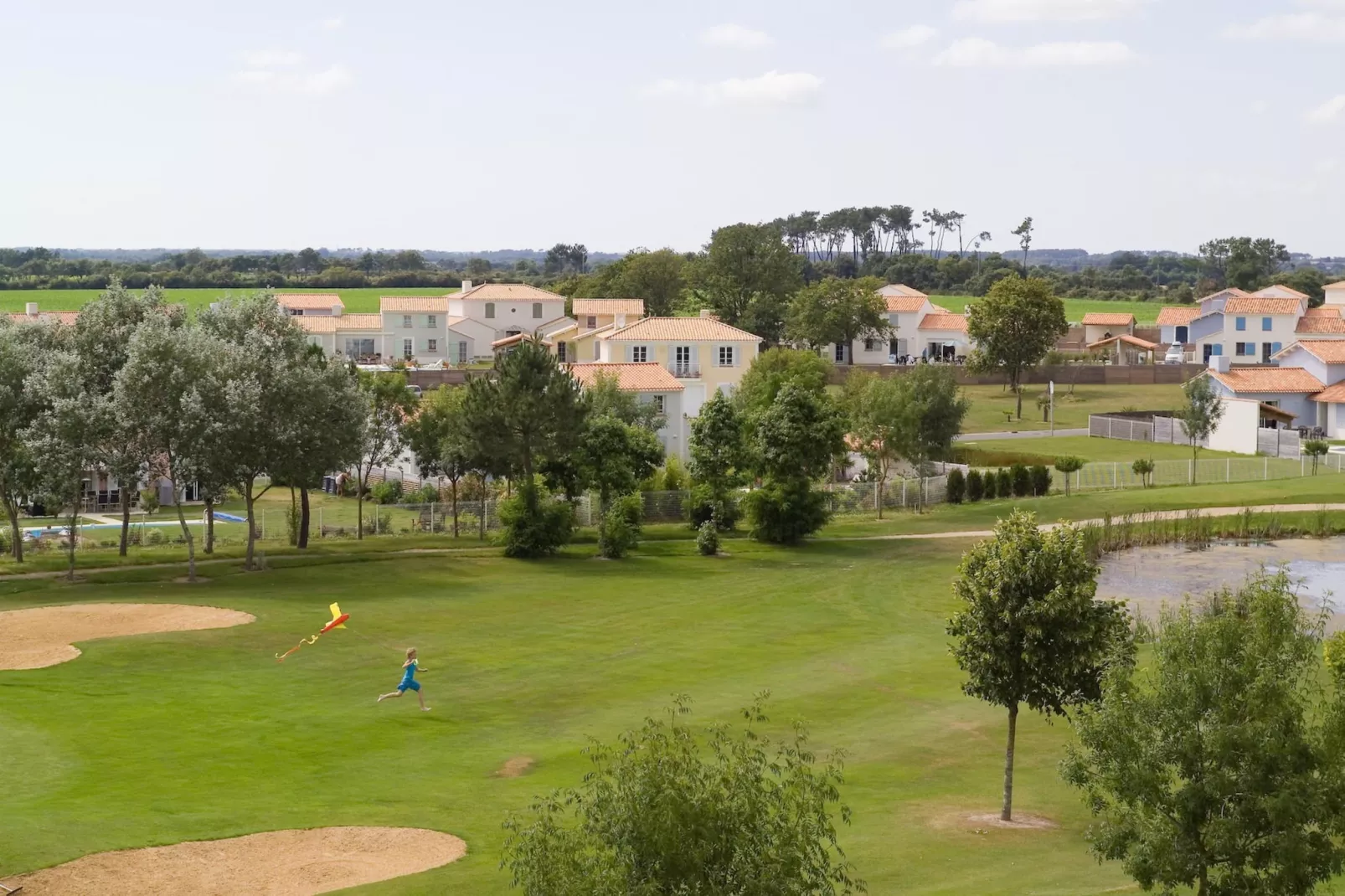 Domaine de Fontenelles 2-Gebieden zomer 1km