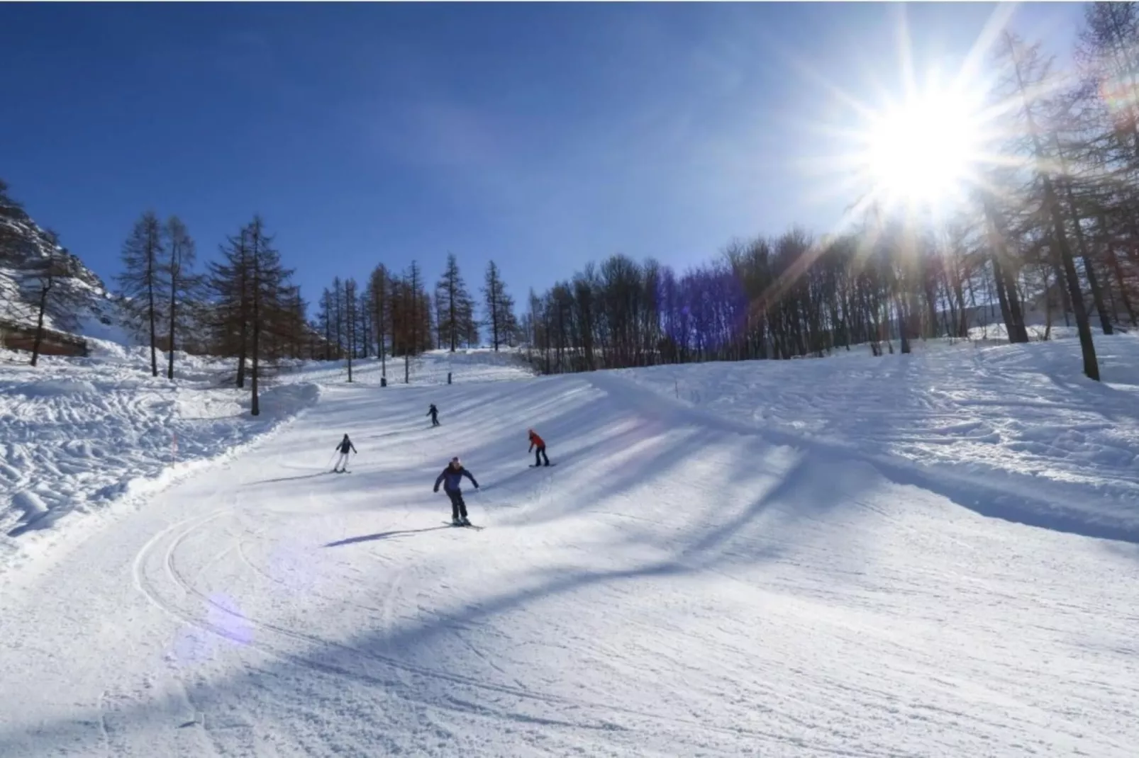 Chalet Antey Quadri C-Gebied winter 5km