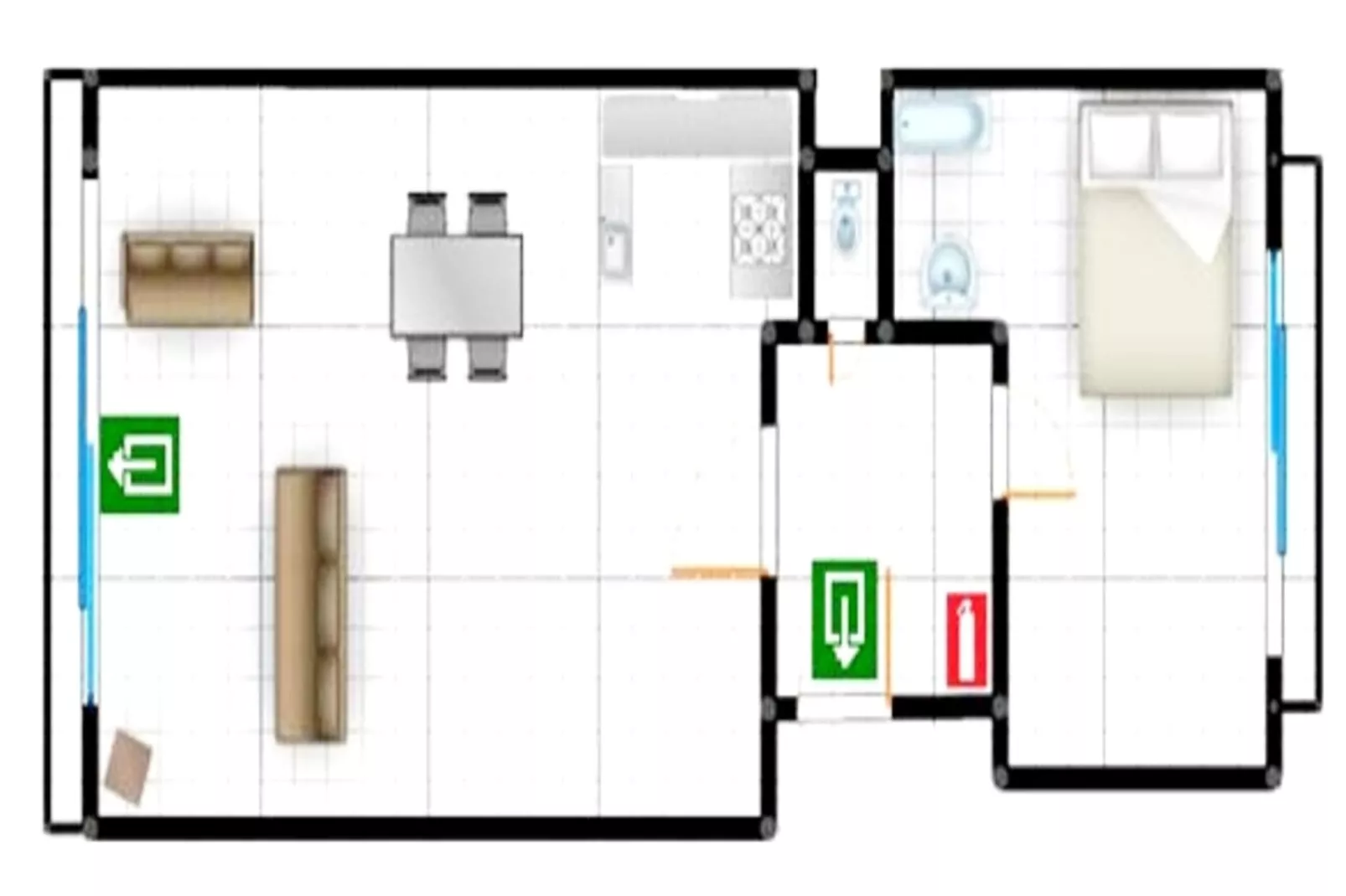 FLAIR 0202/ 2B-Plattegrond